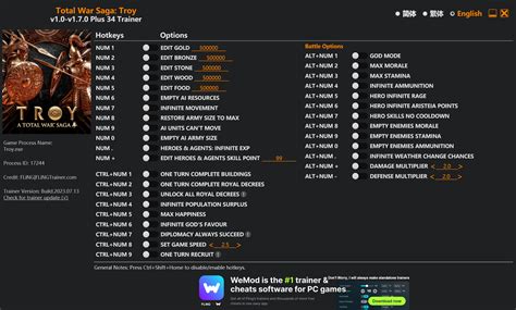 total war saga troy trainer|Total War Saga: TROY Cheats & Trainers for PC.